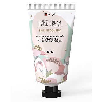 Восстанавливающий крем для рук Milv «Персик» с маслом авокадо, 40 мл