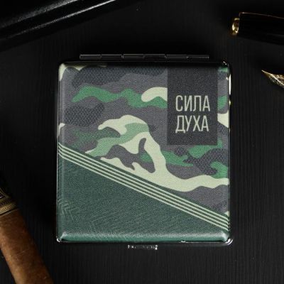 Портсигар «23,02», 9.6 х 9,6 см