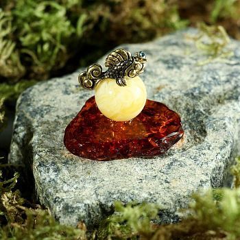 Сувенир "Рыбка золотая на шарике", МИКС