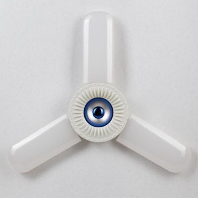 Световой прибор «Лопасти» 17 см, Е27, динамик, пульт ДУ, свечение RGBW