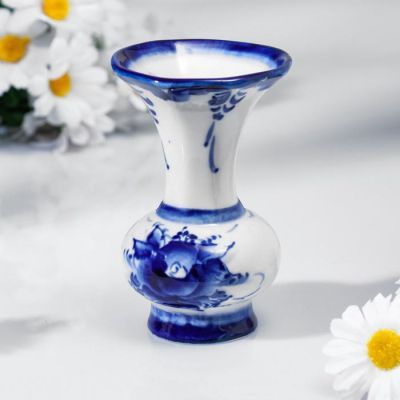 Вазочка 11,5 см, гжель