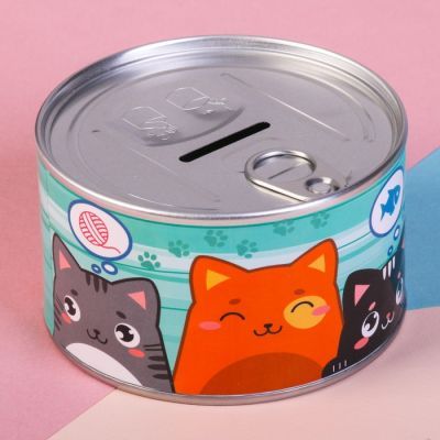 Копилка - консервная банка "А на что копишь ты?"