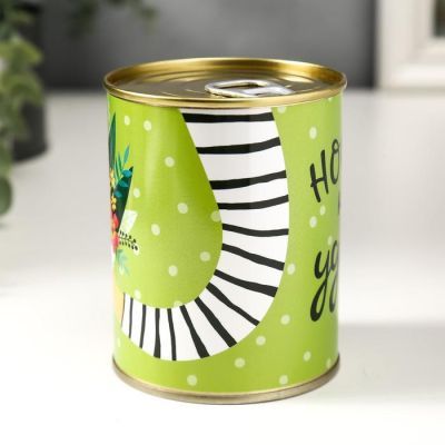 Носки в банке "На удачу"  (женские, цвет микс)