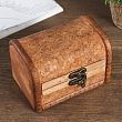 Шкатулка дерево сундучок "Пробка" 8,5х12х8,5 см