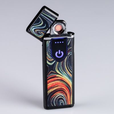 Зажигалка электронная "Авила" спираль, сенсорная кнопка, 8.5х5х2 см