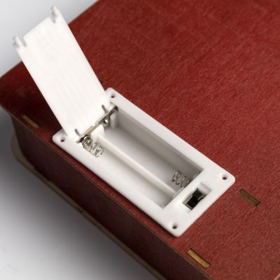 Светодиодная фигура «Снеговик во дворе» 15 × 21 × 4.5 см, дерево, батарейки АААх3 (не в комплекте), свечение тёплое белое