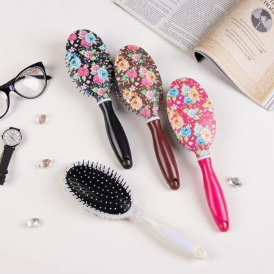 Расчёска массажная, 24,5 × 7 см, рисунок МИКС