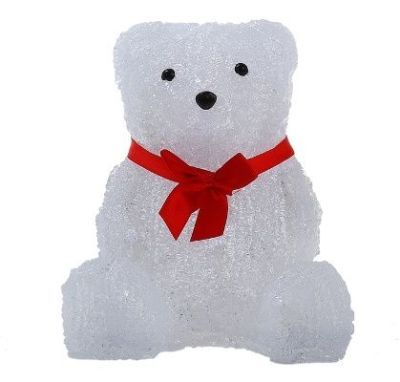 Фигура акрил. "Мишка сидячий" (18х14 см.)