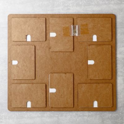 Фоторамка ХДФ "Наша семья" на 8 фото 10x15 см