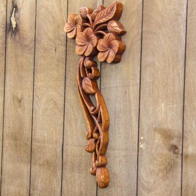 Панно декоративное "Букет Плумерии" 39х15х2 см