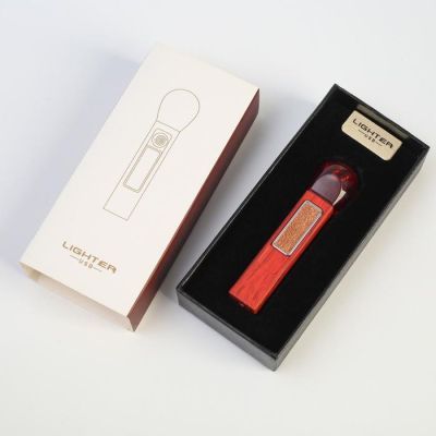 Зажигалка электронная "Спичка" спираль, USB, с подсветкой, 8.7х2.4 см, микс