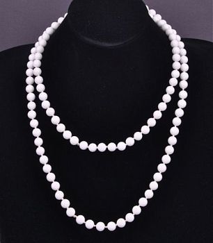 Бусы Кахолонг "Классика №8" арт.НКХ-1(8)-120-1