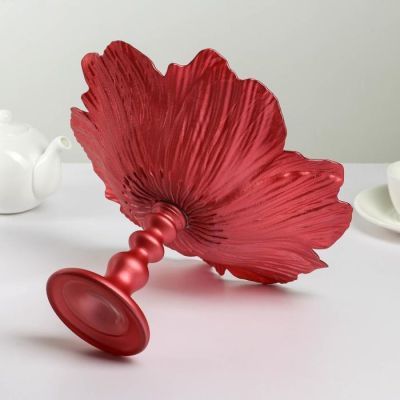 Блюдо сервировочное на ножке «Маки», d=30 см