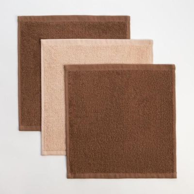 Набор махровых полотенец «Любимая бабушка» 30х30 см - 3 шт, 340 г/м2, 100% хл