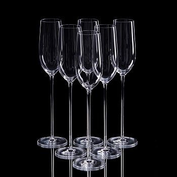 Набор бокалов для шампанского, 6 шт, 240 мл