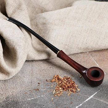 Трубка курительная "Миньон-минутка", груша, 19 см