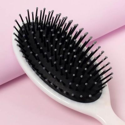 Расчёска массажная, 7 × 21,5 см, разноцветная