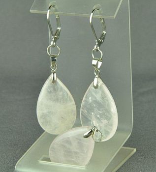 Комплект Кварц Розовый  "Адель" арт.КП060