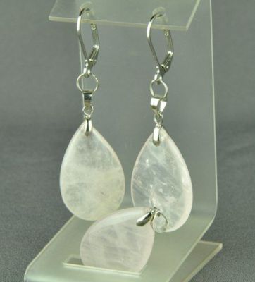 Комплект Кварц Розовый  "Адель" арт.КП060