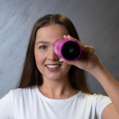 Термос с индикатором температуры "Роза", 500 мл, сохраняет тепло 15 ч