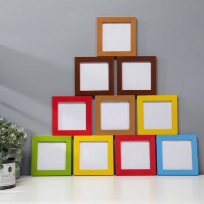 Набор фоторамок 10х10 см (разноцветный) 18 шт