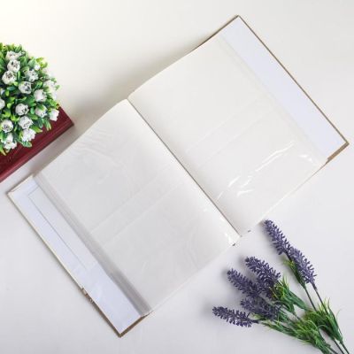 Фотоальбом 200 фото 10х15 см "Бант и кружево" МИКС 25,5х19,5х4 см