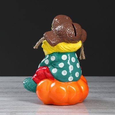 Копилка "Нафаня на тыкве", глянец, разноцветная, 26 см, микс