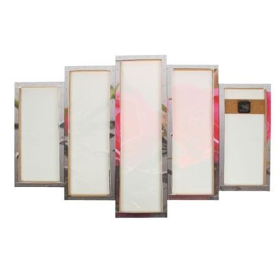 Часы настенные модульные «Розовая роза», 80 × 140 см