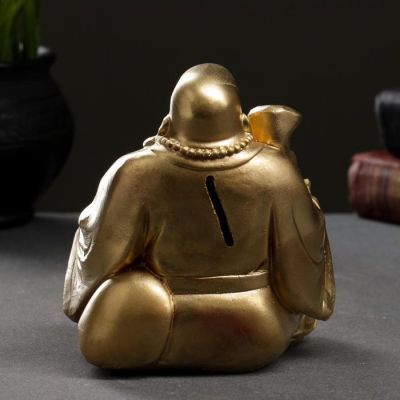 Копилка "Хотей с амулетом" 15х12х12см