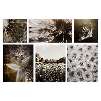 Модульная картина "Одуванчики" 114х70 см (30х30, 30х30, 38х47, 38х47, 38х47, 54х30) 114х70 см 760927