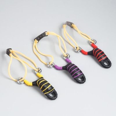 Рогатка металлическая в оплетке, микс