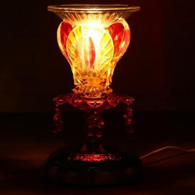 Аромасветильник стекло "Кофейные лепестки" с диммером 19х9,5х9,5 см