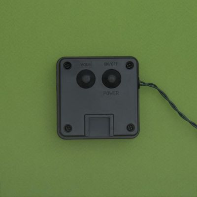 Гирлянда «Нить» 4.5 м с насадками «Бабочки», IP44, тёмная нить, 30 LED, свечение синее/зелёное, 2 режима, солнечная батарея