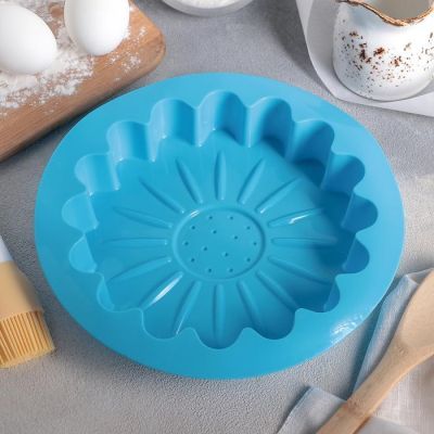 Форма для выпечки Доляна «Гербера», d=22 см, цвет МИКС