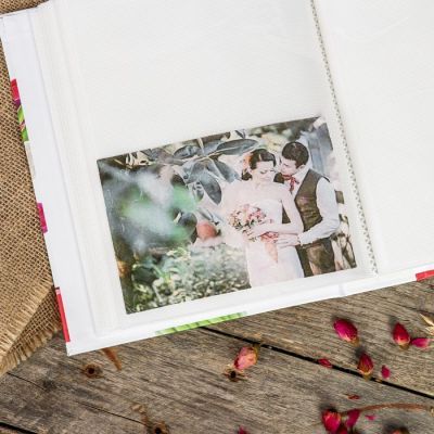 Фотоальбом на 200 фото 10х15 см Image Art серия  005 IA цветы   МИКС