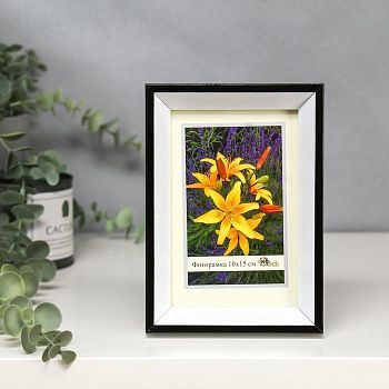 Фоторамка пластик 286-1105-1B 10х15 см