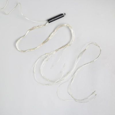 Гирлянда «Дреды» 1.5 м, IP20, серебристая нить, 125 LED, свечение мульти, 12 В