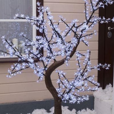 Светодиодное дерево «Сакура» 1.8 м, 768 LED, постоянное свечение, 220 В, свечение белое