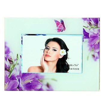 Фоторамка стекло "Крокусы" 10х15 см