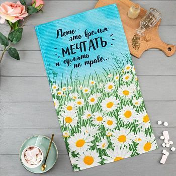 Полотенце кух."Доляна" Лето 35х60 см, 100% хл, 160г/м2