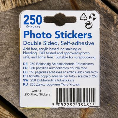 Самоклеящиеся фотостикеры Innova Q08481  (набор 250шт) (20/180/4320)
