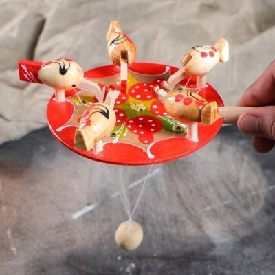 Сувенир деревянный "Курочки", микс