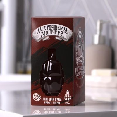 Гель для душа граната «Настоящему мужчине» 250 мл аромат цитрус