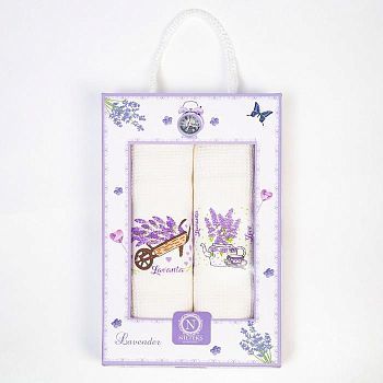 Набор вафельных полотенец 40х60 см LAVANTA-153, 2 шт