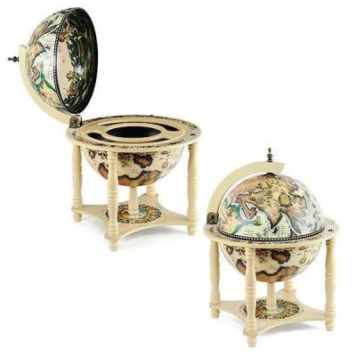 Глобус-бар на коротких ножках №69, диаметр 33 см, высота 55 см