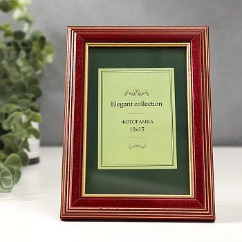 Фоторамка дерево 10х15 см 507210 вишня