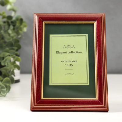 Фоторамка дерево 10х15 см 507210 вишня