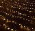 Гирлянда "Дождь" уличная (УМС, Ш:2 м, В:3 м, нить темная,  жёлтый)