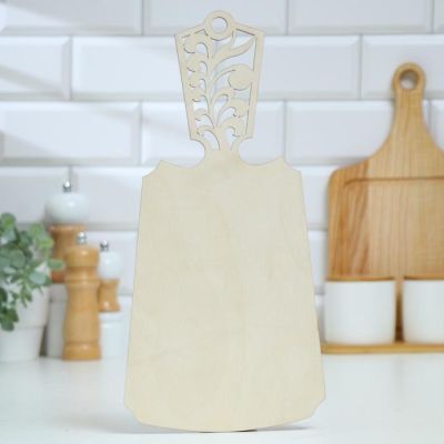 Доска разделочная "Любимой дочке!", дерево, лакированная, 17,5х37 см