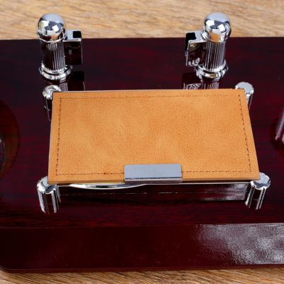 Набор настольный 7в1(часы, лок д/бумаги,визитица,глобус, подст д/печати,каранд) 40*20*17,микс